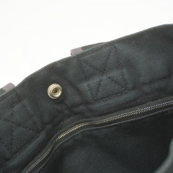 Hermes Tote Bag Foult PM Canvas Black Women's - Picture 12 of 14